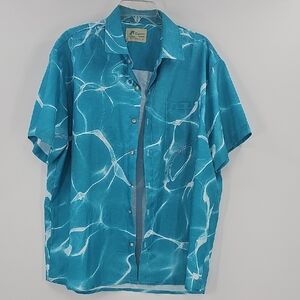 Royaura Hawaiian Men's Short Sleeve Casual Shirts